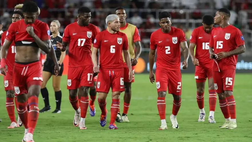 Jugadores de la selección de Panamá en la Copa América 2024