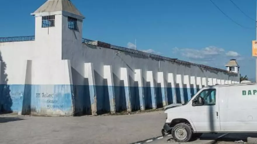 Una prisión en Haití.